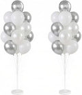 2 Set Wedding Balloon Column Kit with Stand Base for Party by IMISNO