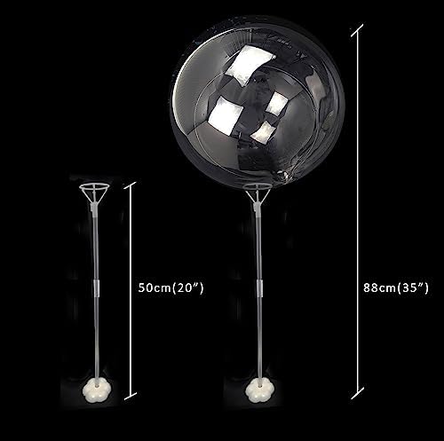 Lightsfever 6PCS LED Light Up Balloons with Sticks, Centerpieces for Party - Image 4
