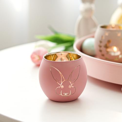 SHMILMH Easter Table Decorations 6PCS Glass Votive Tealight Candle Holders, Indoor Centerpiece Decorations, Women Adult Easter Gifts - Image 5