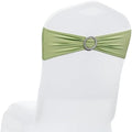 MDS Pack of 250 Spandex Chair Sashes for Wedding Party & Event – Sage Green by MDS
