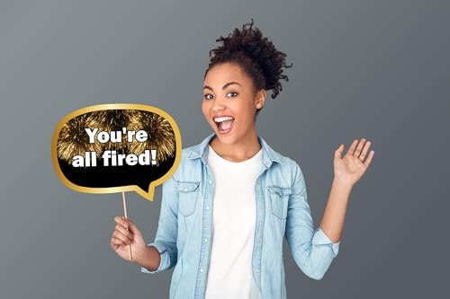 Job Promotion Photo Booth Props – 12 Funny Party Signs for Work Celebrations, Office Party Decorations, Career Success Party Favors - Image 4