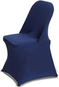 HAINARverS Folding Chair Covers for Wedding, 10pcs Navy Blue by HAINARverS