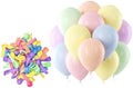 Bezente Pastel Balloons Latex Matte Party Balloons 150 Pack 5 inch Small by Bezente