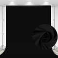 Aimosen 10x7 FT Black Backdrop Background for Photography, High Density Polyester Fabric Pure Black Photo Backdrop Curtain Screen Collapsible Seamless for Photoshoot Portraits Party Video Studio by Aimosen