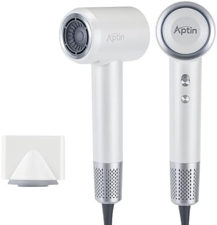 Ultra-Fast Drying High Speed Ionic Hair Dryer 110, 000 RPM, 200 Million Negative Ions for Frizz Reduction, Overheat Protection, Low Noise, Magnetic Concentrator, No Heat Damage, Lightweight by Unknown