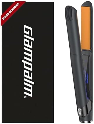 GLAMPALM GlamMuse 1" All-Ceramic Flat Iron | Korea's No.1 Hair Straightener by Glampalm