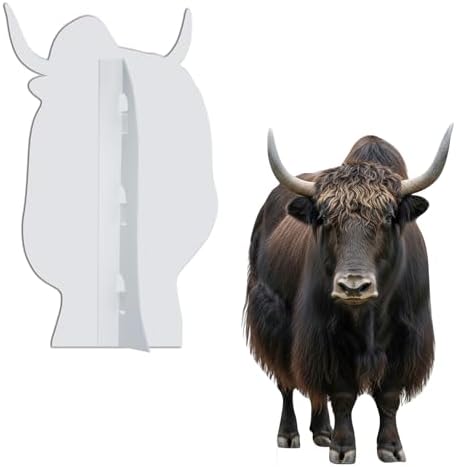 Yak 1FT Life Size Cardboard Cutout, Fun Animal Standup, 1 PC - Image 4