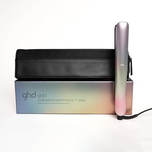 ghd Gold Styler 1" Flat Iron Hair Straightener, Ombre Rainbow - Image 4