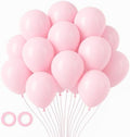 Voircoloria 105pcs Light Pink Pastel Pink Party Latex Balloons, 12inch by Voircoloria