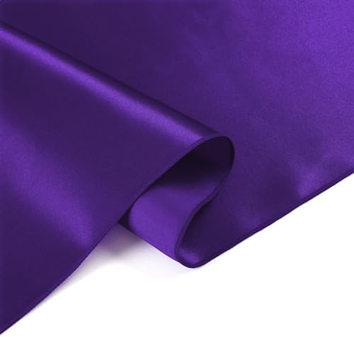 Purple Satin Table Runner, 12x108 Inches, 12 Pack - Image 6