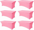 Spandex Table Cloths for 8 foot Rectangle Tables-Fitted Stretch Table Cover by Enjoyidea
