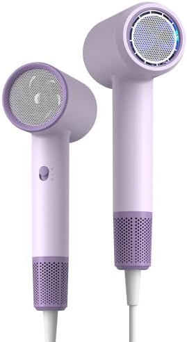 Hair Dryer Fast Dry Professional Ionic Hairdryer, Super Compact & Lightweight with Even Heat Anti-Static, Frizz-Control, Quick Drying, Energy Saving, Hairdryers for Women & Man by Unknown