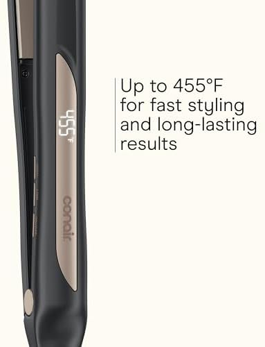 Conair Flat Iron, INFINITIPRO, Tourmaline Ceramic, 1" XL, Digital - Image 4