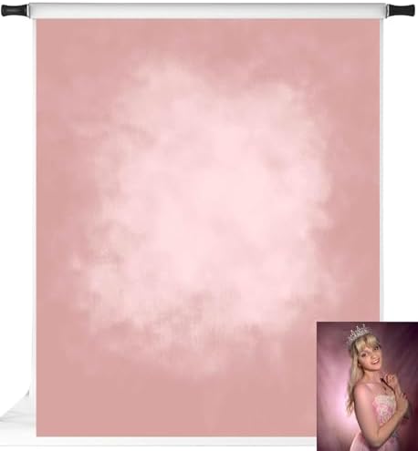 Kate Pink Photography Backdrops Abstract Photo Backdrop Poratrait Background for Photoshoot, 8x10ft by KateBackdropforPhotography