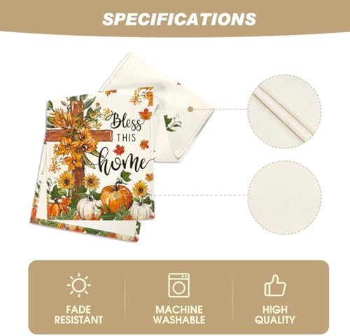 Artoid Mode 210 GSM Fall Table Runner Home Party Decor 13x90 Inch - Image 5