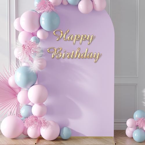 Neatsure Arch Backdrop Stand and Cover Set, 7.2FT Metal Photo Balloon Arch Backdrop Stand for Wedding Birthday Party Baby Shower Ceremony Graduation Decoration, Lilac - Image 7