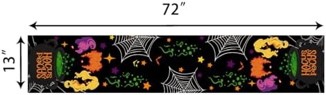 Halloween Table Runner, Halloween Hocus Pocus Three Sisters Table Runner - Image 2