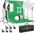 EMART Photography Lighting Kit with 8.5x10Ft Backdrop Stand,6x9FT Backdrops by EMART