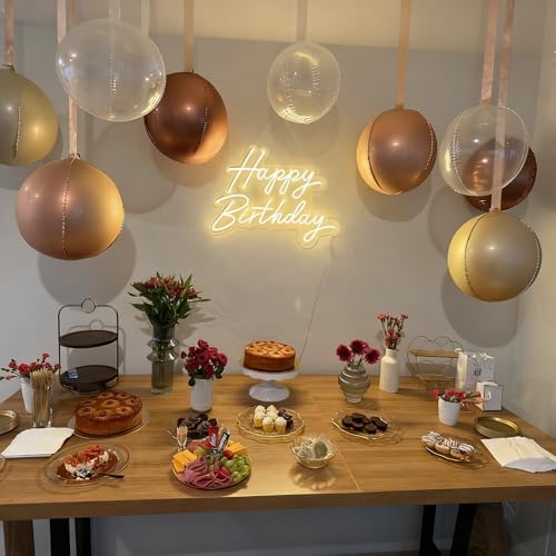 Nude Cream Beige Round Foil Balloons Boho Birthday Decor 22 Inch 6 Pcs - Image 6