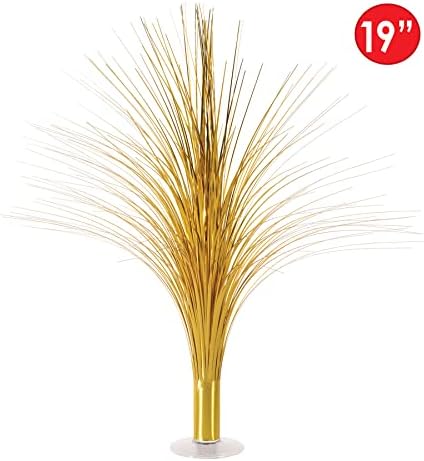 Beistle Gold Metallic Spray Centerpieces 19 Inch Lightweight Decor 2 Pack - Image 4