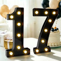 Pooqla 17th Birthday Decorations for Boys, Large Black Light Up Numbers by Pooqla
