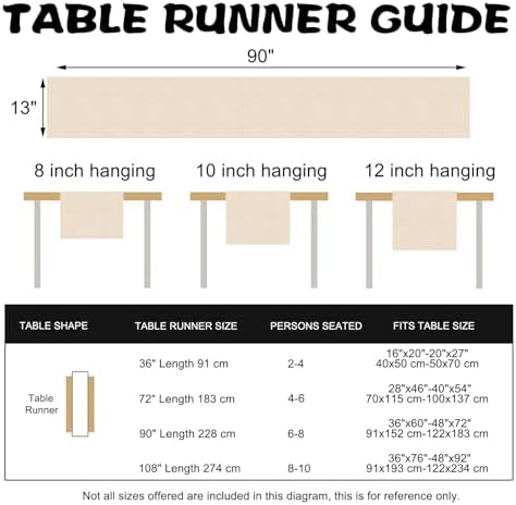 Vintage Music Sheets Dining Table Runner, Retro Musical Notes Staff - Image 3