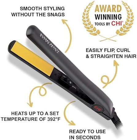 CHI Original 1" Ceramic Hair Straightener Flat Iron for Styling - Image 2