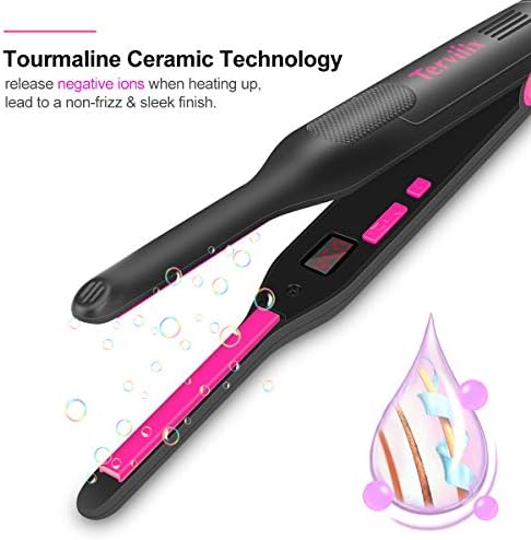 Terviiix Pencil Flat Iron, 3/10 Inch Mini Hair Straightener - Image 4