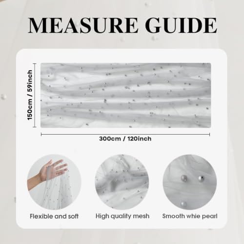 Artoid Mode Pearl Grey Gauze Table Runner 59x120 Inch , Seasonal Sheer Kitchen Dining Holiday Wedding Birthday Baby Shower Table Decor for Home Party - Image 6
