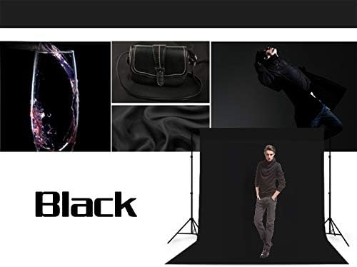 Black Photography Backdrop for Photoshoot, Fabric, 5x7 FT - Image 3
