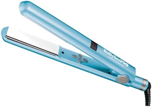 BaBylissPRO Nano Titanium Flat Iron Hair Straightener, Digital Flat Iron for Pro Salon Results, Styling Tool for All Hair Types by Unknown