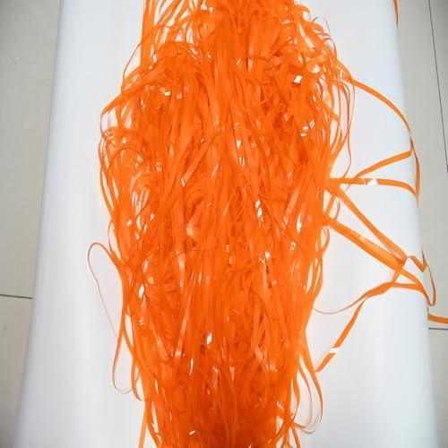 BRAVESHINE Orange Streamers Party Backdrop | Halloween Decorations | 2 Pack - Image 5