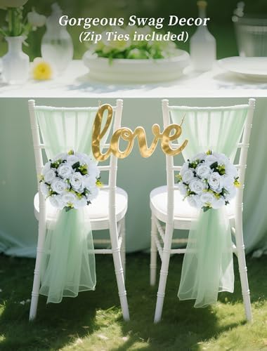 BLOSMON White Roses Artificial Flower for Home Decoration: 2 Pcs, Reusable - Image 5