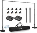 EMART 10x7ft Adjustable Backdrop Stand with Heavy Duty Water Tank Base by EMART