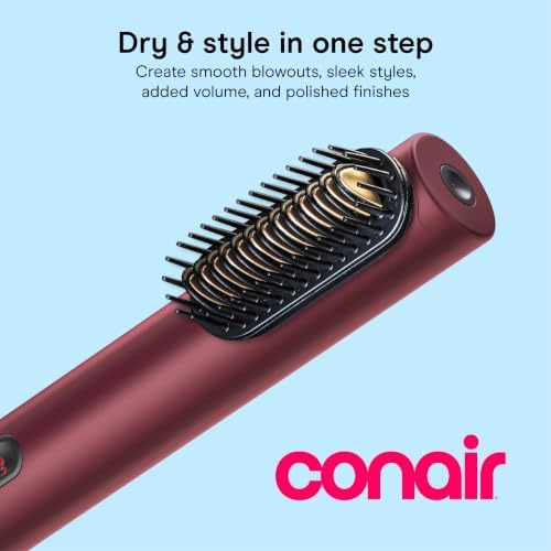 Conair DigitalAire Air Styling System & Bag, 4-in-1, Ionic, Cherry Red - Image 2