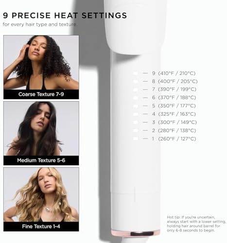 T3 SinglePass Curl X Extra-Long Barrel Curling Iron & Curling Wand, Hair Curler with 9 Heat Settings, Korean Ceramic & ProGlide Clip for Curls, Waves & Shine on Fine, Medium & Thick Hair - Image 6