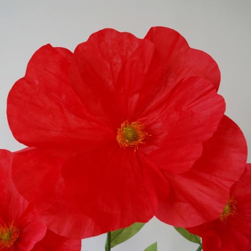 5.58FT Artificial Paper Flowers, Large Flower Backdrop - Image 6