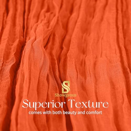 30 Pack Orange Cheesecloth Table Runner 17x108 Inches Boho Home Decor - Image 4