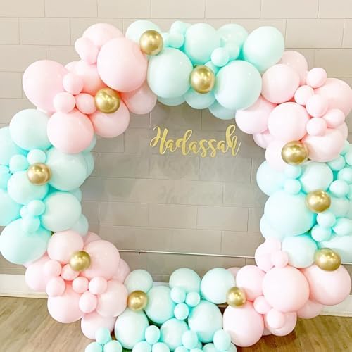 Voircoloria 66pcs Mint Green Pastel Green Latex Party Balloons, 12inch - Image 4