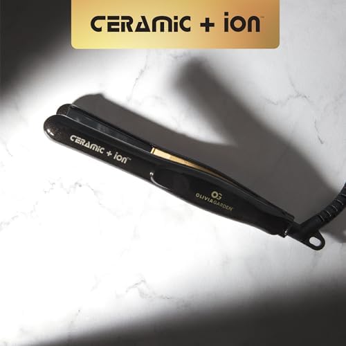 Olivia Garden Ceramic + Ion Pro Flat Iron - Dual Voltage, 11 Temps, 3D Floating Plates - Image 5
