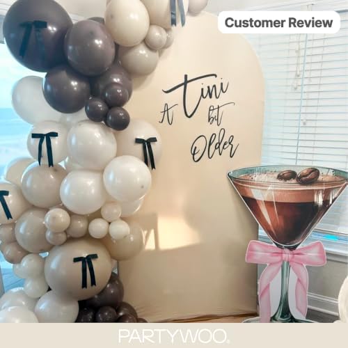 PartyWoo White Sand Balloons 140pcs Off White Beige Cream Ivory Color - Image 6