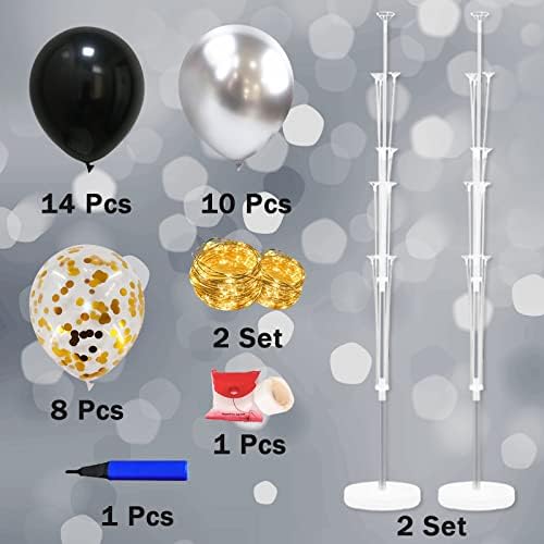 Cicicooie Balloon Stands Floor Column Kit 2 Centerpiece Party Decorations - Image 2