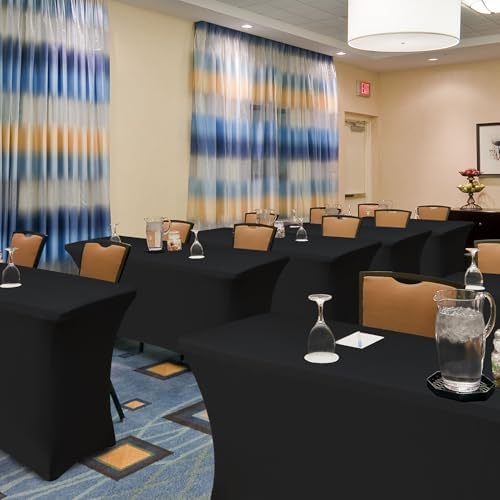 Spandex Table Cloths for 8 foot Rectangle Tables-Fitted Stretch Table Cover - Image 7