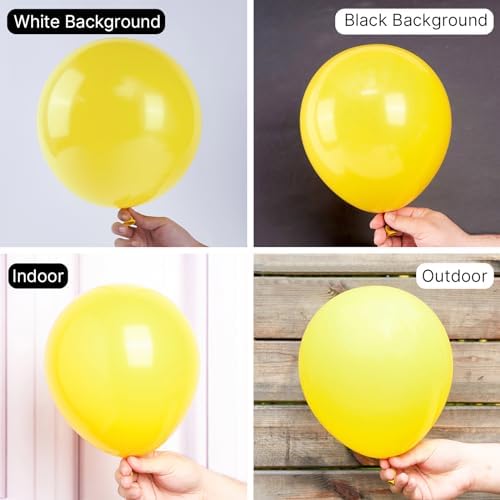 PartyWoo Yellow Balloons 50pcs Latex Helium Balloons 12 Inch - Image 2