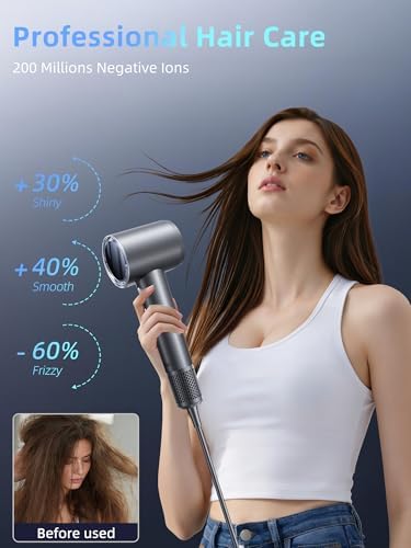 DRFLASH High Speed Hair Dryer, 110000 RPM Fast Drying Blow Dryer - Image 3