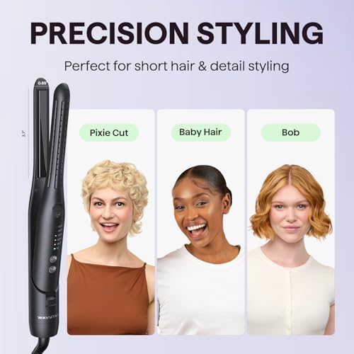 Wavytalk Cool Curl Pencil 0.65" Airflow Curling Iron for Short Hair & Pixie - Image 2