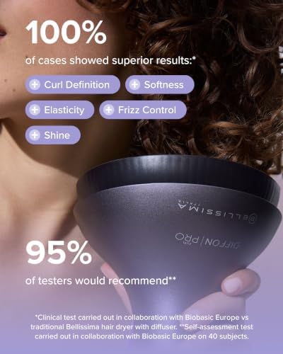 Bellissima Diffon Pro Curl Diffuser Hair Dryer for Curly Hair - Image 5