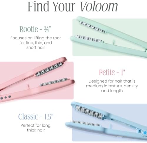 VOLOOM Petite 1”Professional Hair Volumizing Iron - Medium or Fine Hair - Image 5