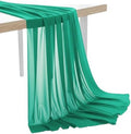 100 Yard Chiffon Fabrics, 44" Wide, Lightweight, Sheer – Emerald Green by MDS