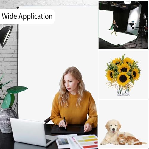 White Photography Backdrop for Photoshoot, Fabric 8x10ft - Image 6